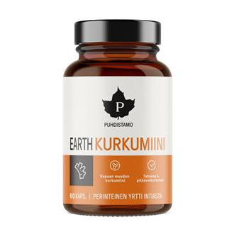 Puhdistamo Earth Kurkumiini 60 kapslí
