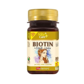 VitaHarmony Biotin + Zinek + Selen 87 tbl.