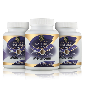 2+1 Golden Nature Melatonin 300 cps.