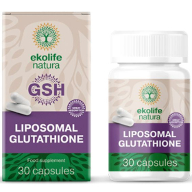 Ekolife Natura Liposomal Glutathione (Lipozomální glutathion) 30 kapslí