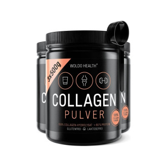 2+1 Woldohealth 100% Hovězí Kolagen 3x500 g