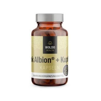 WoldoHealth Zinek s mědí 90 kapslí