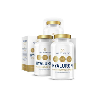 2+1 WoldoHealth Kyselina hyaluronová s kolagenem 270 cps.