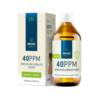 Woldohealth Koloidní stříbro 40 ppm 500ml