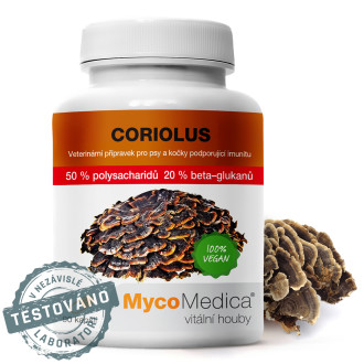MycoMedica Coriolus 50 % polysacharidů 90 cps.
