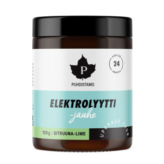 Puhdistamo Electrolyte Powder (Směs Elektrolytů) 120g lemon lime