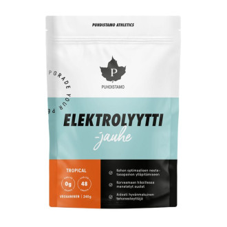 Puhdistamo Electrolyte Powder 240g (Směs Elektrolytů) tropical