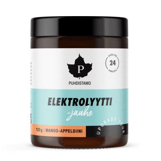 Puhdistamo Electrolyte Powder (Směs Elektrolytů) 120g mango pomeranč