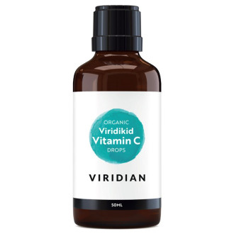 Viridian Viridikid Vitamin C drops 50ml Organic (Vitamín C v kapkách pro děti)