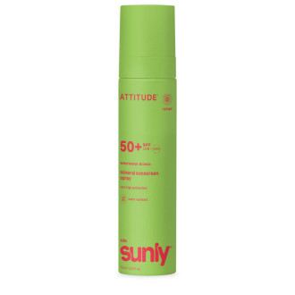 ATTITUDE Sunly Dětský minerální opalovací krém ve spreji SPF 50+ s vůní melounu a kokosu 75 ml