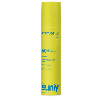 ATTITUDE Sunly Dětský minerální opalovací krém ve spreji SPF 50+ bez vůně 75 ml