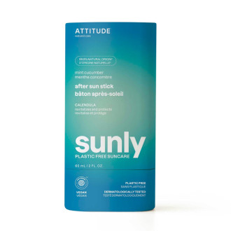 ATTITUDE Sunly Zklidňující krém (tyčinka) po opalování s mátou a okurkou 60 g
