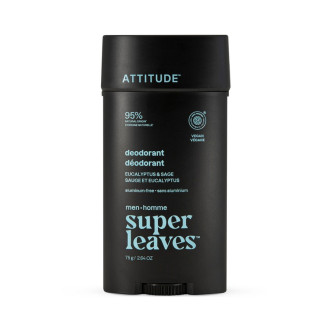 ATTITUDE Super leaves Pánský deodorant bez hliníku - eukalyptus & šalvěj 75 g