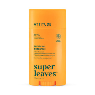 ATTITUDE Super leaves Deodorant bez hliníku - pomerančový květ & eukalyptus 75 g