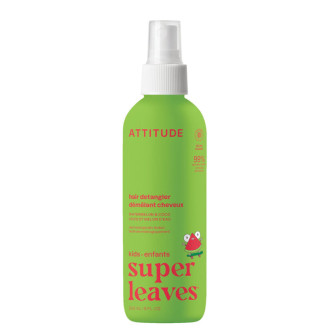 ATTITUDE Super leaves Kids Sprej pro snadné rozčesávání dětských vlásků s vůní melounu a kokosu 240 ml