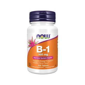 NOW Foods Vitamin B-1, 100 mg, 100 tablet