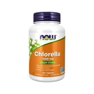 NOW Foods Chlorella, 1000 mg, 120 tablet