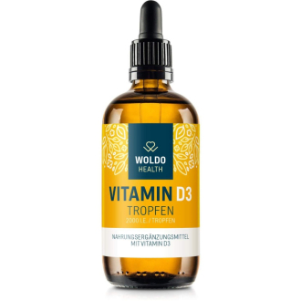 Woldohealth Vitamin D3 Kapky ( 2000 I.U. ) 50 ML