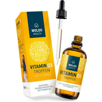 Woldohealth Vitamin D3 Kapky ( 2000 I.U. ) 50 ML
