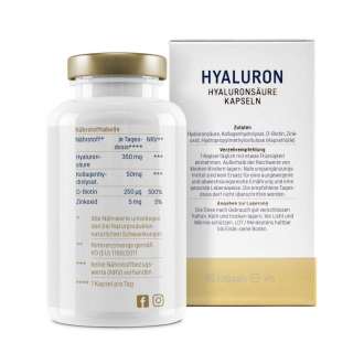 WoldoHealth Kyselina hyaluronová s kolagenem 90 cps.