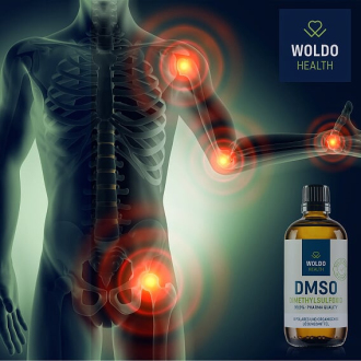 WoldoHealth DMSO dimethylsulfoxid 99,9% 100 ml