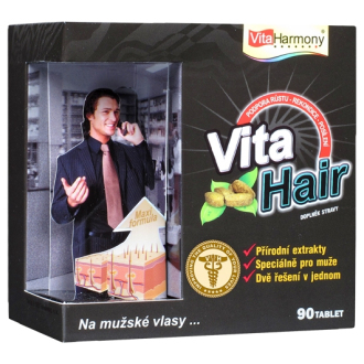 VitaHair, vlasový stimulátor pro muže, 90 tbl.