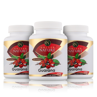 2+1 Golden Nature Guarana 10% kofeinu 300 cps.