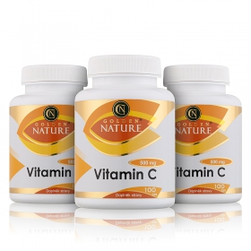 2+1 Golden Nature Vitamin C 500mg 300 cps.