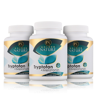 2+1 Golden Nature Tryptofan+Melatonin+B6 300 cps.