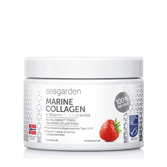 Seagarden Marine Collagen + Vitamin C 150g jahoda