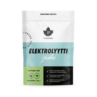 Puhdistamo Electrolyte Powder 240g (Směs Elektrolytů) lemon lime
