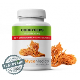 MycoMedica Cordyceps 50% polysacharidů 90 cps.