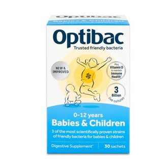 Optibac Babies and Children (Probiotika pro miminka a děti) 30 x 1,5g sáček